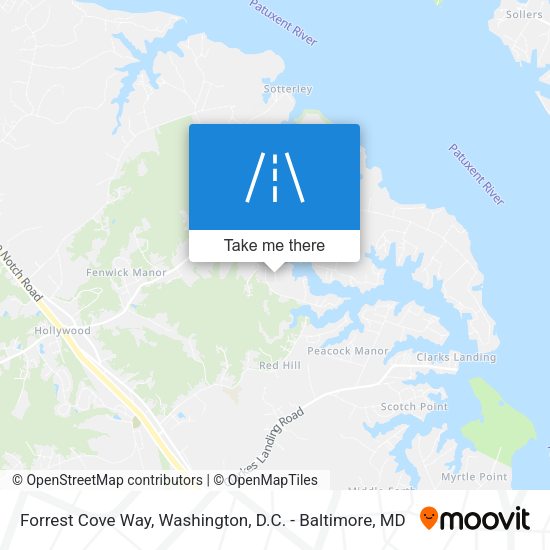 Mapa de Forrest Cove Way