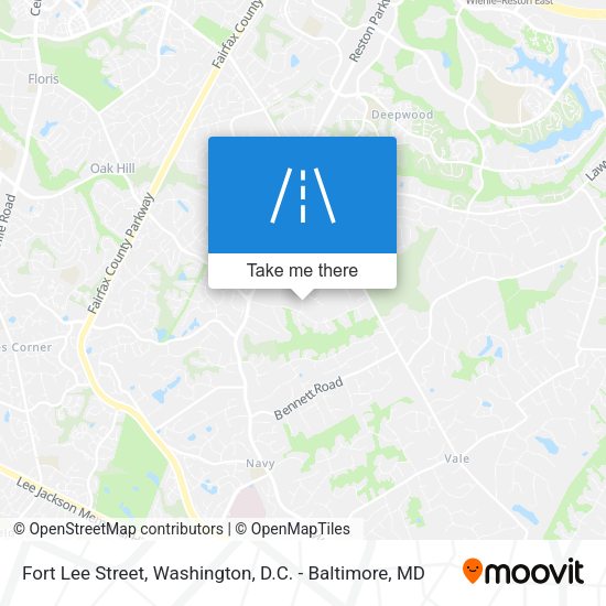 Mapa de Fort Lee Street