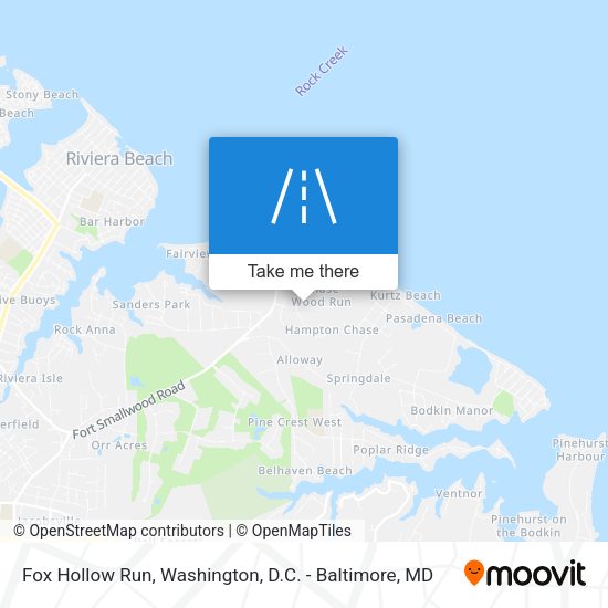 Fox Hollow Run map