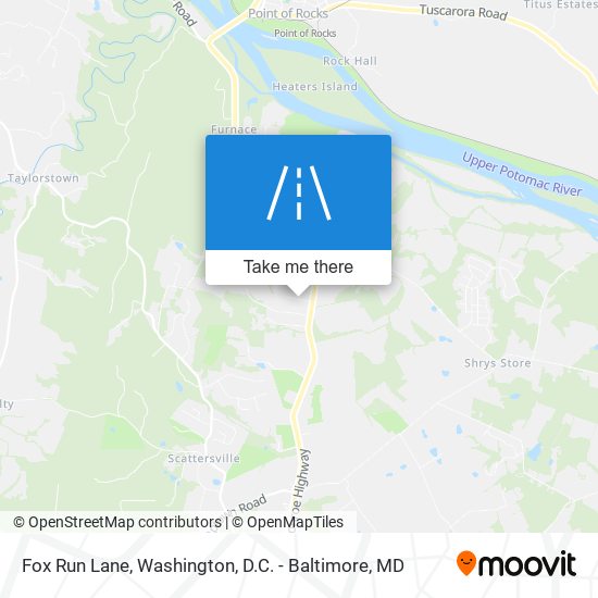 Mapa de Fox Run Lane