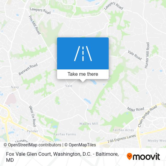 Fox Vale Glen Court map