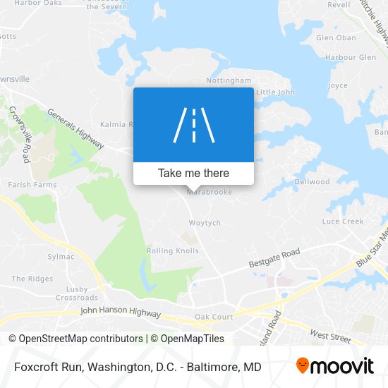 Mapa de Foxcroft Run