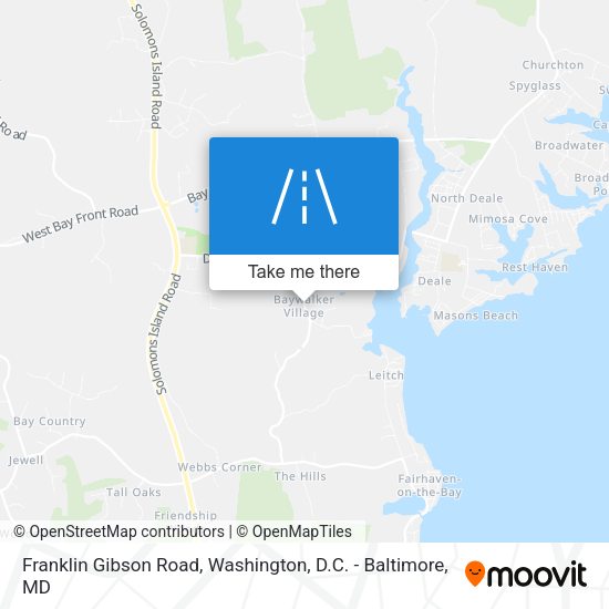 Mapa de Franklin Gibson Road