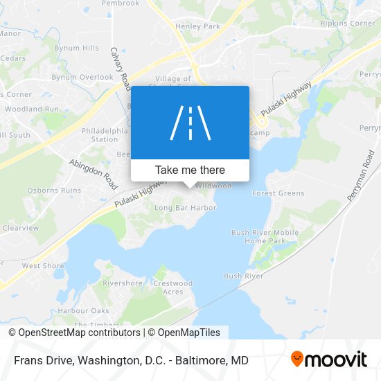 Frans Drive map