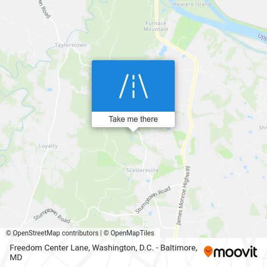Freedom Center Lane map