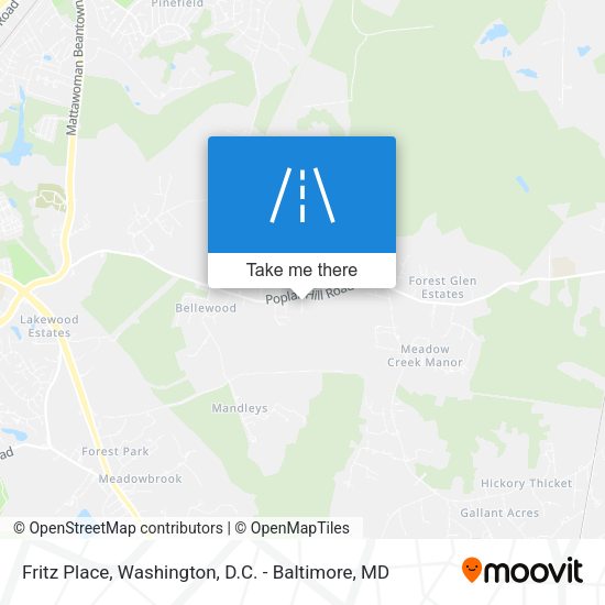Fritz Place map