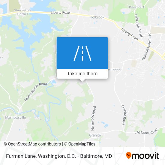 Mapa de Furman Lane