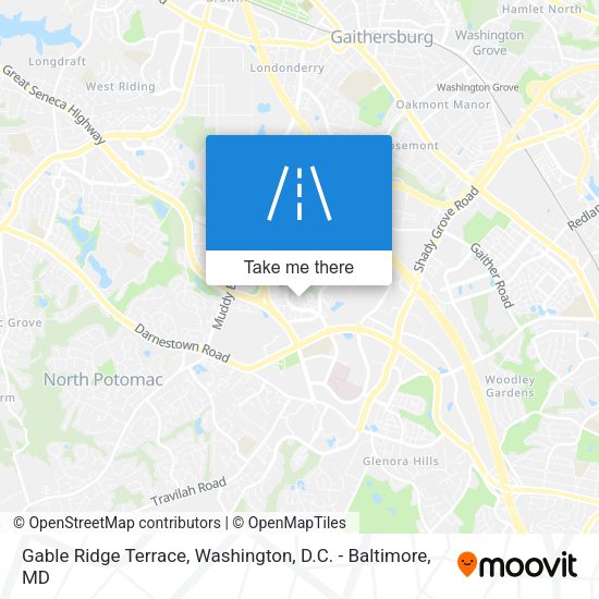 Gable Ridge Terrace map
