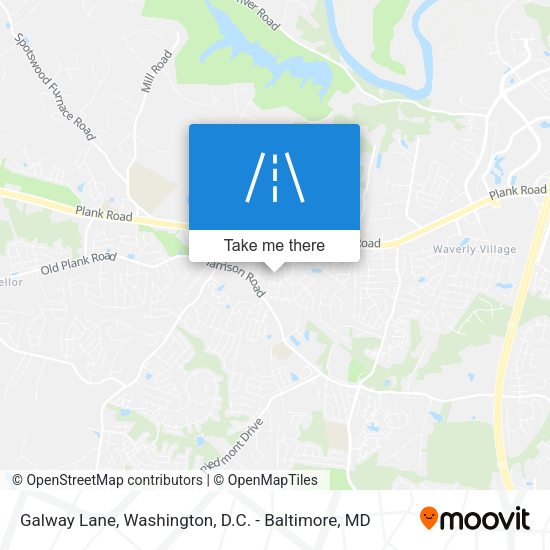 Mapa de Galway Lane