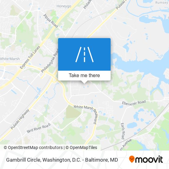 Gambrill Circle map