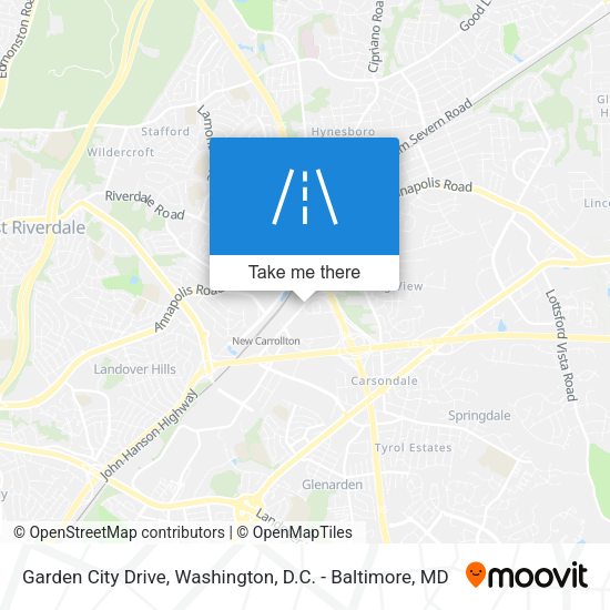 Mapa de Garden City Drive