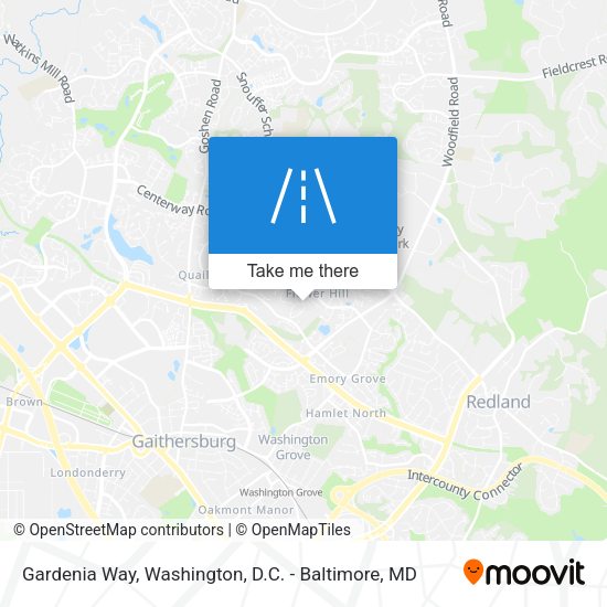 Mapa de Gardenia Way