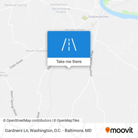 Gardners Ln map