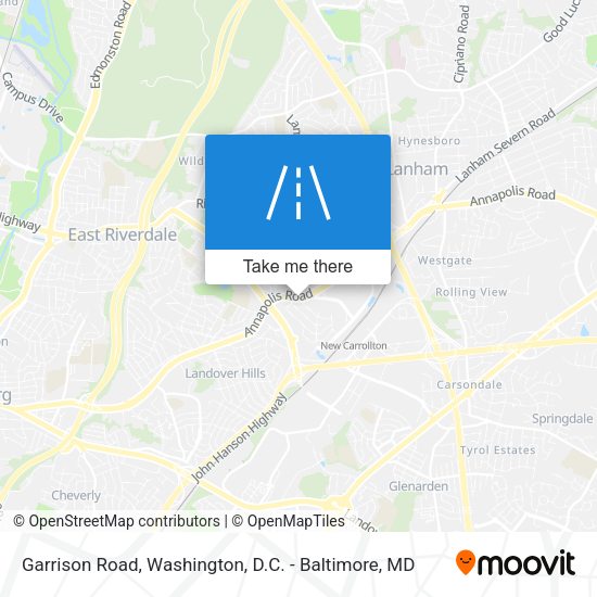Garrison Road map
