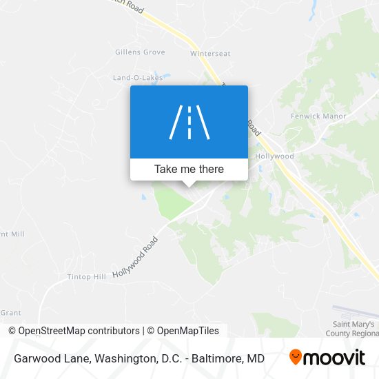 Mapa de Garwood Lane