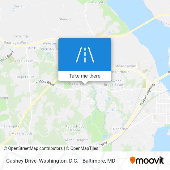 Mapa de Gashey Drive