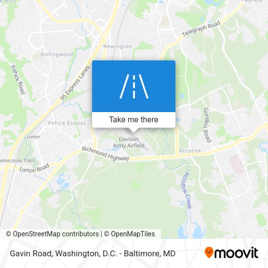 Gavin Road map