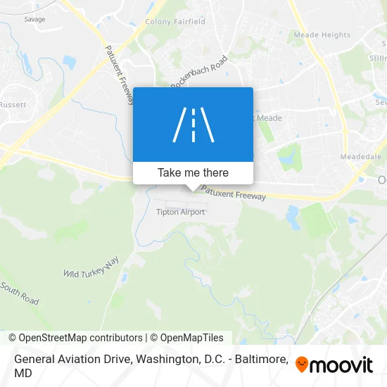 General Aviation Drive map