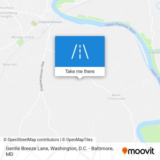 Mapa de Gentle Breeze Lane