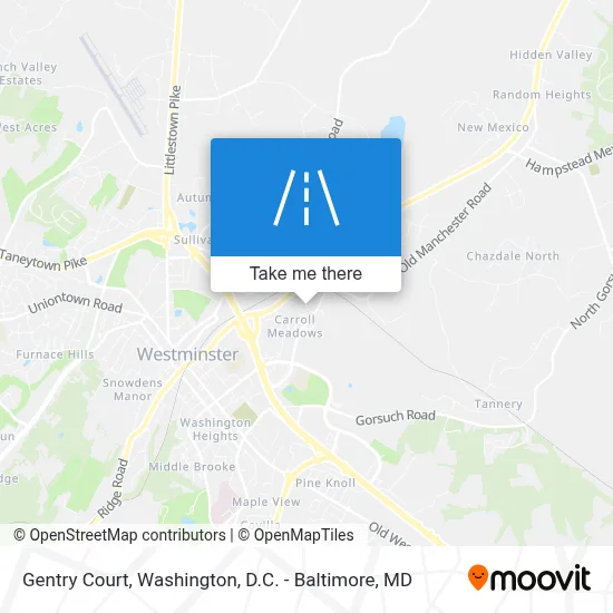 Gentry Court map