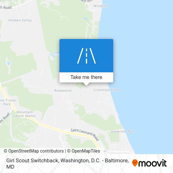 Mapa de Girl Scout Switchback