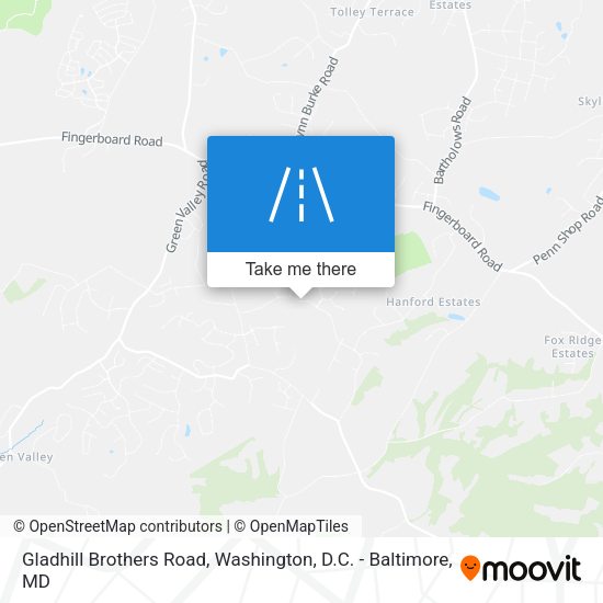 Gladhill Brothers Road map