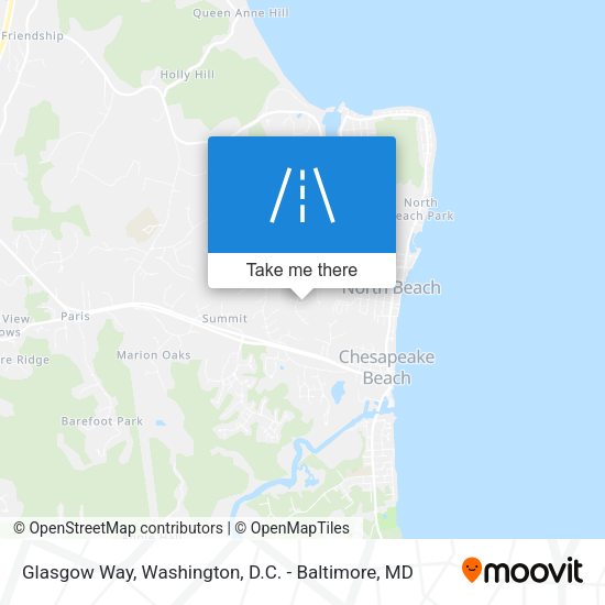 Glasgow Way map