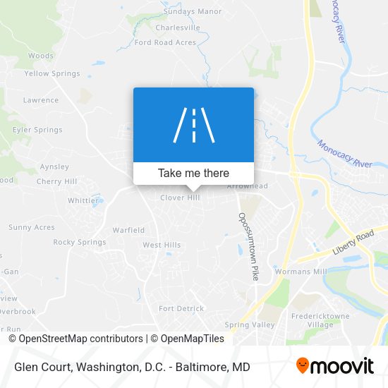 Mapa de Glen Court