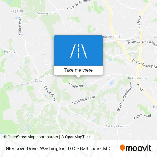 Glencove Drive map