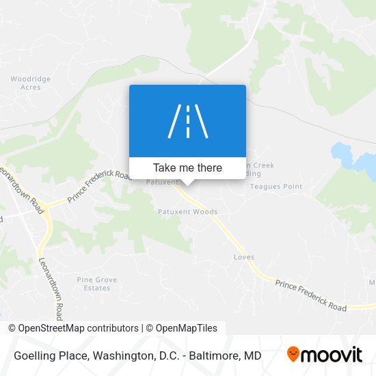 Goelling Place map