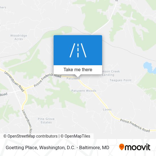 Goetting Place map