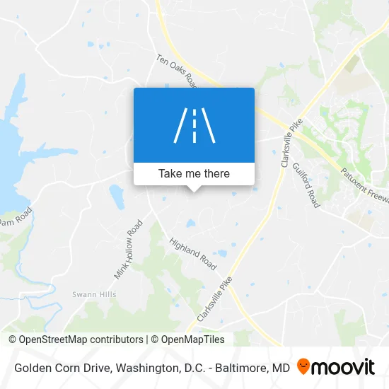 Golden Corn Drive map