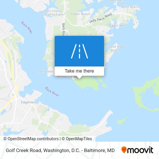 Mapa de Golf Creek Road