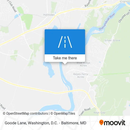 Goode Lane map