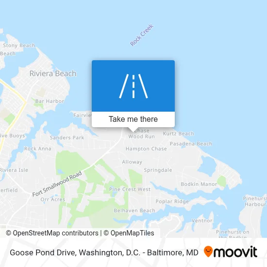 Goose Pond Drive map