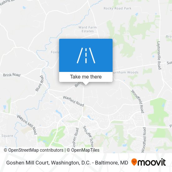 Goshen Mill Court map