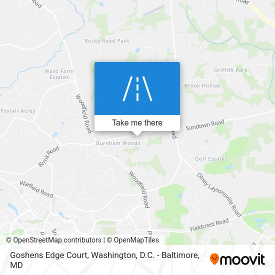 Goshens Edge Court map