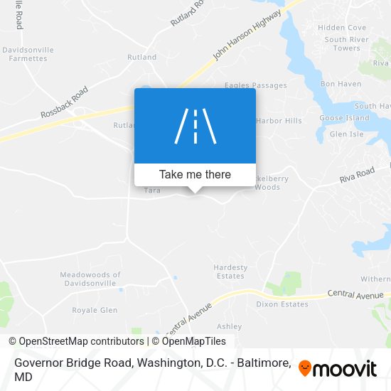 Mapa de Governor Bridge Road