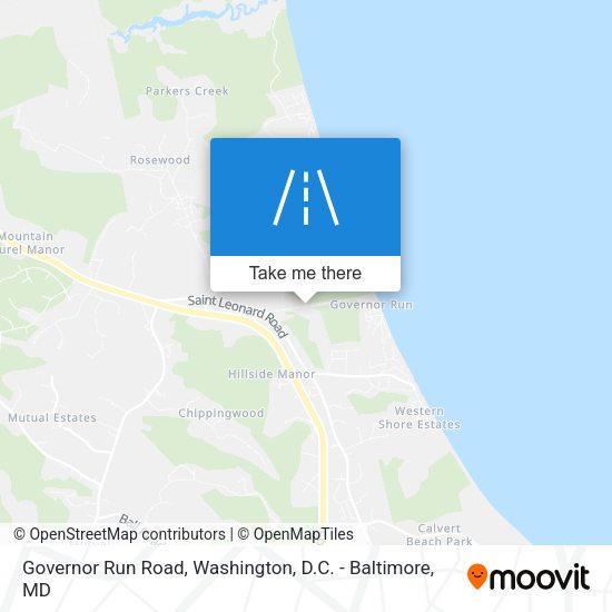 Mapa de Governor Run Road