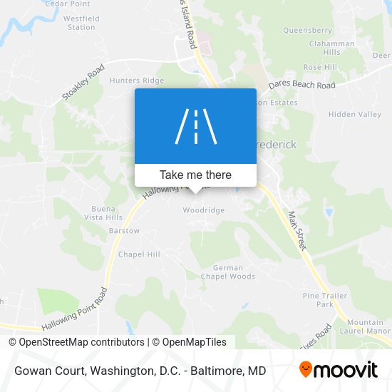 Mapa de Gowan Court