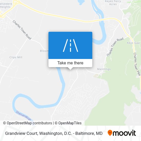 Mapa de Grandview Court