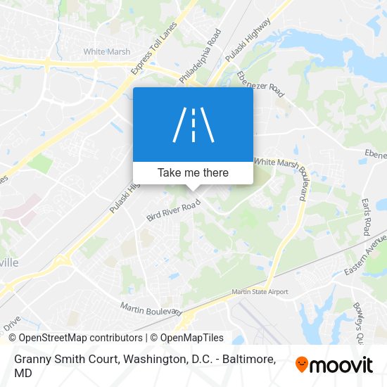 Granny Smith Court map