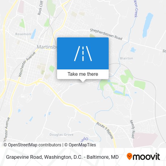 Mapa de Grapevine Road