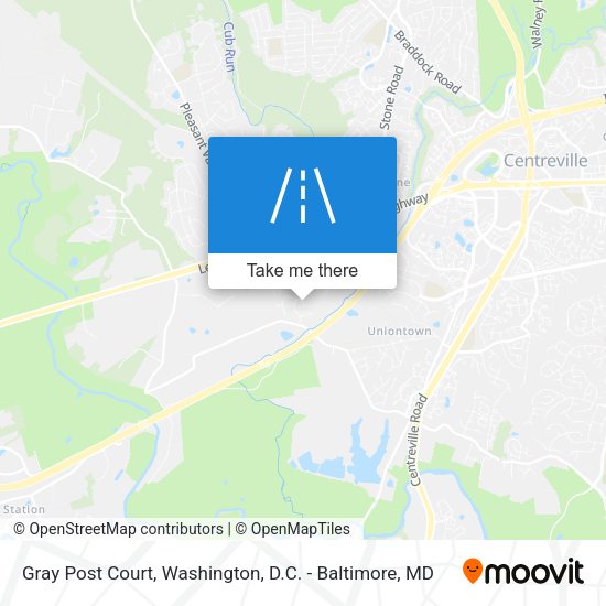 Gray Post Court map