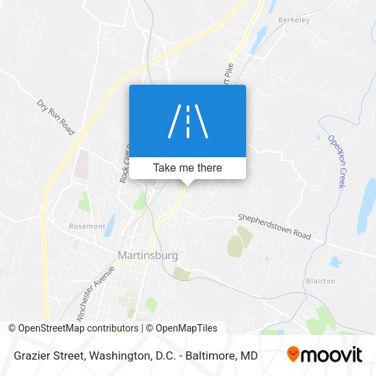 Grazier Street map
