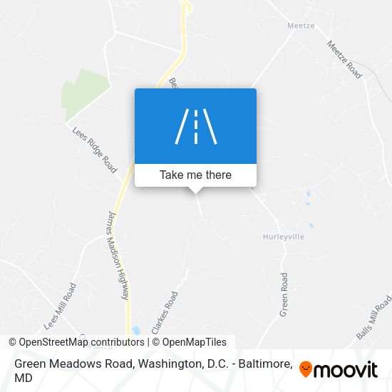 Mapa de Green Meadows Road