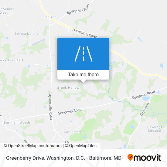 Greenberry Drive map