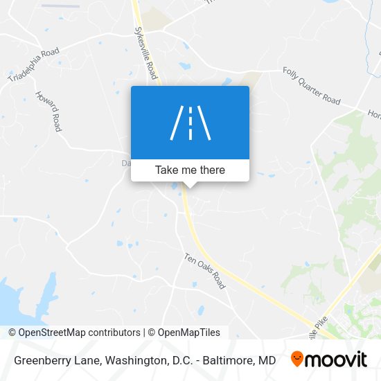 Mapa de Greenberry Lane