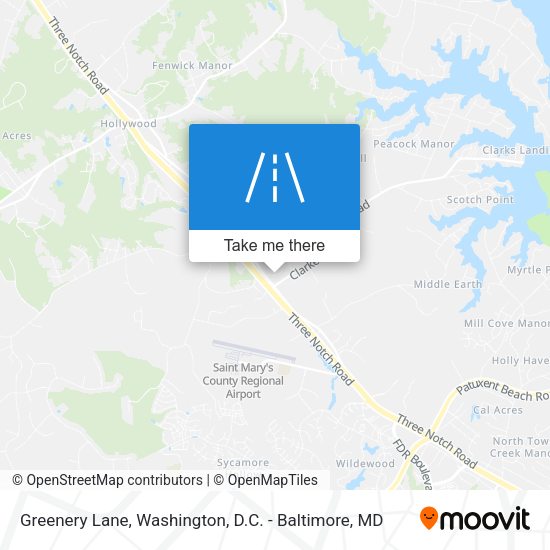 Mapa de Greenery Lane