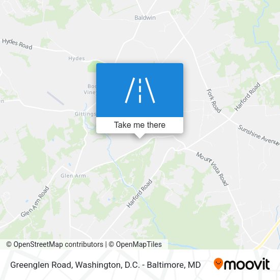Mapa de Greenglen Road